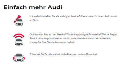 einfach mehr audi